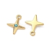 304 Stainless Steel Rhinestone Pendants X-STAS-L308-04A-G-2