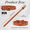 Cattlehide Adjustable Bracelets for Men Women BJEW-WH20001-06A-2