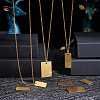 12Pcs 3 Style Ion Plating(IP) 201 Stainless Steel Pendant STAS-DC0006-02-3