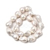Natural Baroque Pearl Keshi Pearl Beads Strands PEAR-K004-17-5