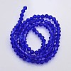 Faceted Bicone Glass Beads Strands EGLA-P017-3mm-08-2