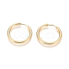 Ion Plating(IP) 304 Stainless Steel Huggie Hoop Earrings EJEW-F111B-23mm-G-1