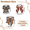 12Pcs 3 Styles Computerized Embroidery Nylon Cloth Patches DIY-HS0001-92-2