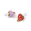 304 Stainless Steel Enamel Charms STAS-P396-13G-M-2