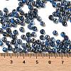 Transparent Inside Colours Glass Seed Beads SEED-H002-A-C215-4