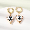 Brass Hoop Dangle Earrings KK-CBA8324-26G-02-3