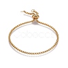 Adjustable 304 Stainless Steel Slider Bracelets X-BJEW-L653-002B-G-1