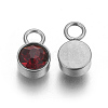 Glass Rhinestone Charms STAS-F189-P09-2
