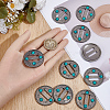 10Pcs Alloy Plastic Buckles FIND-CY0001-90-3
