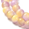 Natural Selenite Dyed Beads Strands G-P493-02I-3