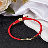 1Pc Adjustable Nylon Cord Slider Bracelets for Women BJEW-LP0001-32O-02-3