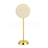 Round Microfiber Earring Display Riser Stands EDIS-Q002-01G-1