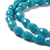 Faceted Glass Beads Strands GLAA-E037-01E-3