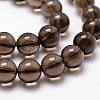 Natural Smoky Quartz Bead Strands G-G735-28-12mm-3