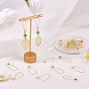 30Pcs Brass Hoop Earring Findings KK-BBC0029-08-4