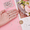 201 Stainless Steel Pendants STAS-DC0010-38-3
