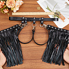 Imitation Leather Tassel Chain Belt AJEW-WH20006-20-3