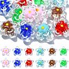12Pcs 6 Colors Handmade Lampwork Beads LAMP-CJ0001-98-3