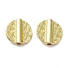 Rack Plating Alloy Beads PALLOY-D024-09G-1