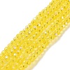 Electroplate Glass Beads Strands X1-EGLA-A034-T4mm-L02-1