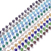 Handmade Electroplate Glass Beaded Chains AJEW-JB00529-1