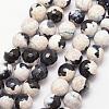 Natural Fire Crackle Agate Bead Strands G-K166-06F-10mm-12-1