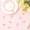 10Pcs Brass Pave Cubic Zirconia Pendants KK-BBC0022-58-4