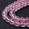 Natural Rose Quartz Bead Strands G-R173-10mm-04-3