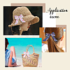 2 Rolls 2 Colors Polyester Ribbon SRIB-GF0001-19-4