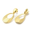 Ion Plating(IP) 304 Stainless Steel Teardrop Stud Earrings for Women EJEW-S227-53G-2