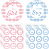 Flat Round Self-Adhesive Stickers DIY-WH0928-001-1
