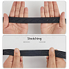 10M 2 Colors Polyester Non-Slip Silicone Elastic Gripper Bands for Garment Sewing SRIB-GF0001-48-5