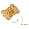 5M Brass Flat Oval Cable Chains CHC-TADJ0001-01G-2