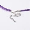 Mixed Jewelry Making Necklace Cord X-FIND-R001-M-3