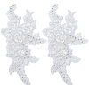 Flower Gauze & Sequin Embroidery Ornament Accessories DIY-WH20081-002A-1
