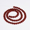 Natural Carnelian Star Bead Strands G-M201-31-10mm-2
