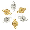 20 Sets 2 Colors Brass Magnetic Clasps KK-CJ0001-85-4