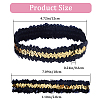10Pcs Wide Stretch Sparkling Headband MRMJ-GF0001-45D-2