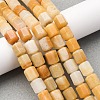 Natural Topaz Jade Beads Strands G-R015-A02-1