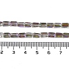 Electroplate Glass Beads Strands GLAA-Q101-02A-HP02-4