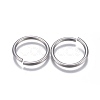 Tarnish Resistant 304 Stainless Steel Open Jump Rings X-STAS-P236-24P-2