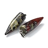 Natural Dragon Blood Pointed Pendants G-D040-01P-B13-3