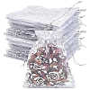 100Pcs Rose Printed Organza Bags OP-SP0001-06C-1