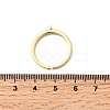 Brass Micro Pave Cubic Zirconia Cuff Rings Settings RJEW-F188-03G-5
