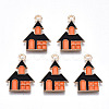 Alloy Enamel Pendants X-ENAM-Q442-007-RS-1