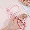 2Pcs 2 Styles Bowknot Acrylic Beaded Decorations HJEW-BBC0001-22-3