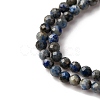 Natural Lapis Lazuli Beads Strands G-L629-B01-3mm-04-5