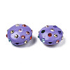 Polymer Clay Rhinestone Beads RB-S056-27D-3