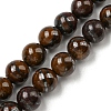Natural Yellow Tiger Iron Beads Strands G-C079-A03-01-1