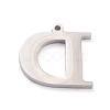 Non-Tarnish 304 Stainless Steel Pendant Rhinestone Settings STAS-F267-09D-P-3